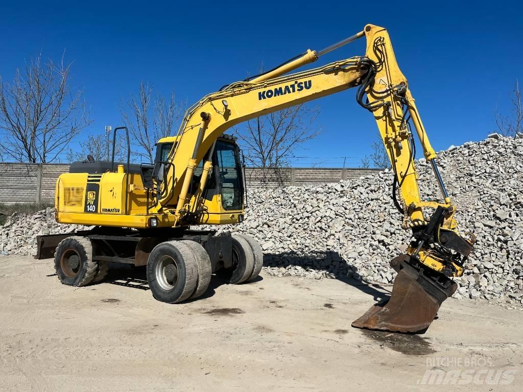 Komatsu PW 140-7 Bageri na kotačima