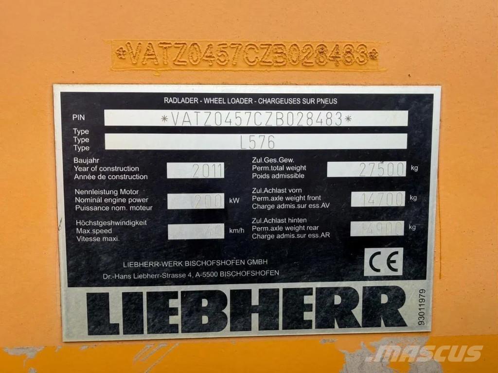 Liebherr L576 Utovarivači na kotačima
