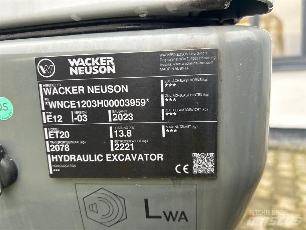 Wacker Neuson ET20 Bageri gusjeničari