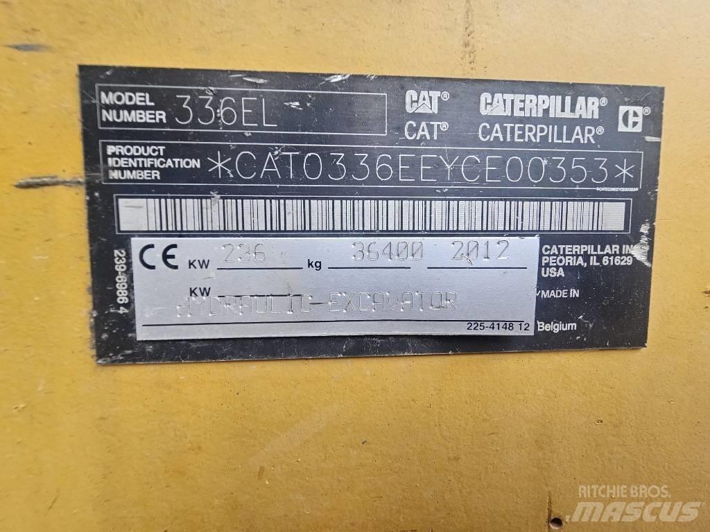 CAT 336EL / 330 336FL Bageri gusjeničari