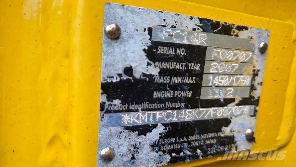 Komatsu PC 14 R Mini bageri <7t