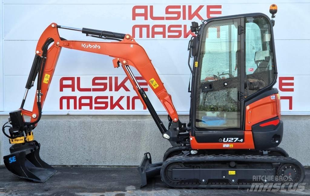Kubota U 27-4 Mini bageri <7t