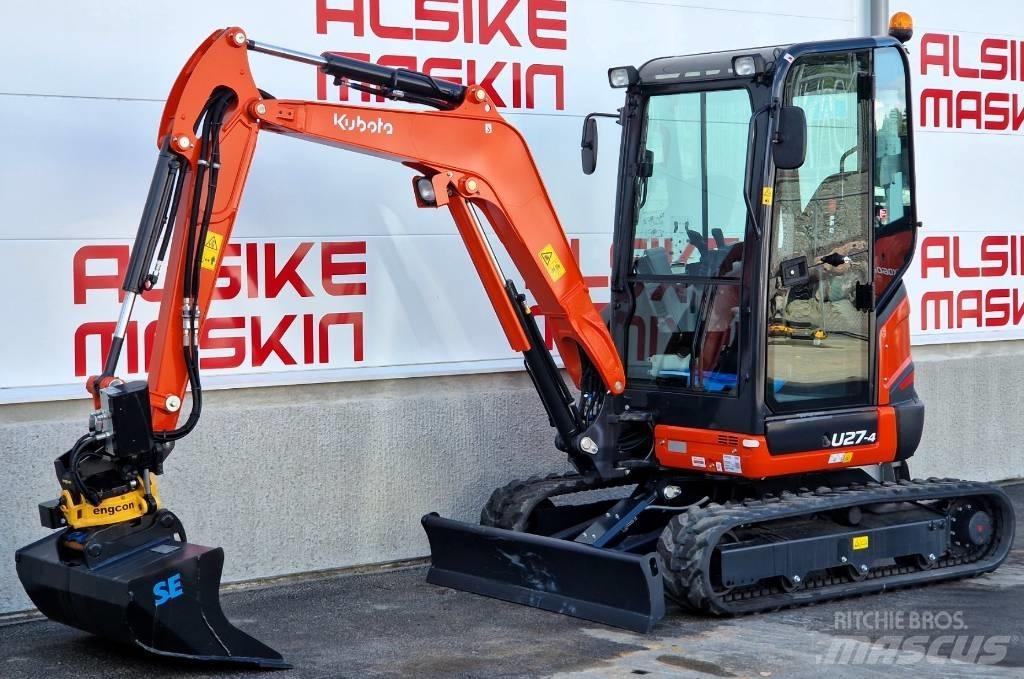 Kubota U 27-4 Mini bageri <7t