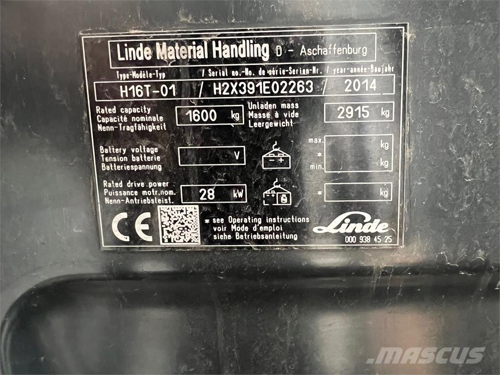 Linde H16T Plinski viličari