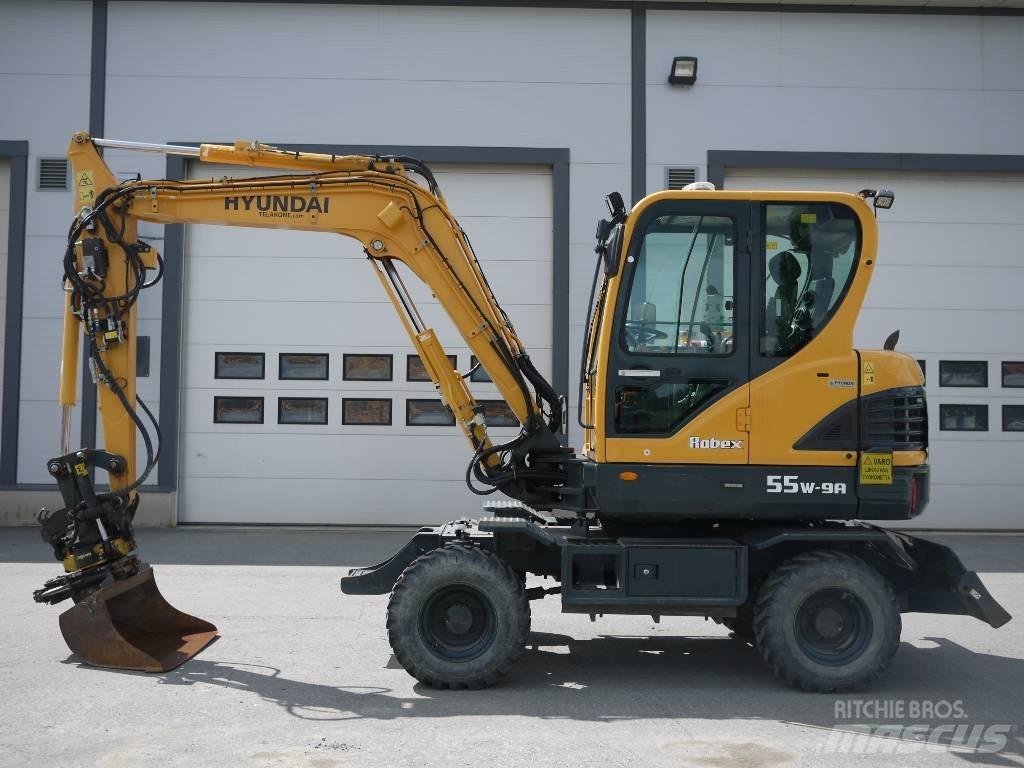 Hyundai R 55W-9A Bageri na kotačima