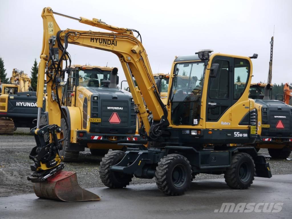Hyundai R 55W-9A Bageri na kotačima