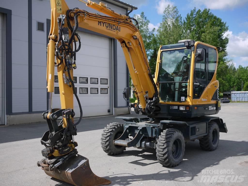 Hyundai R 55W-9A Bageri na kotačima