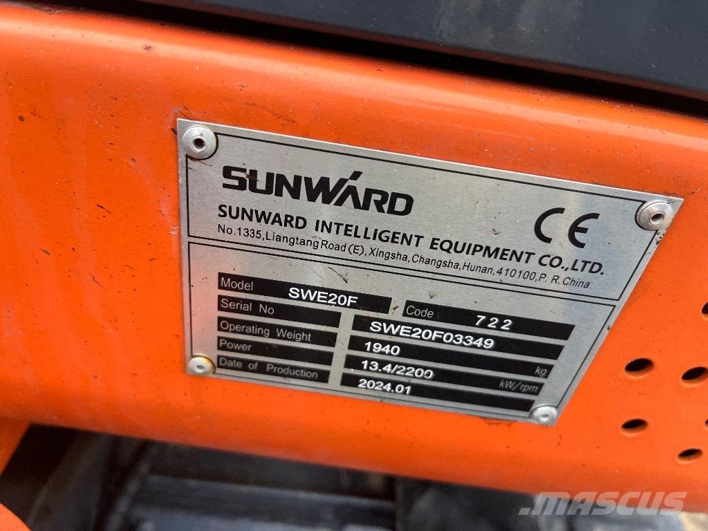 Sunward SWE 20 F Mini bageri <7t