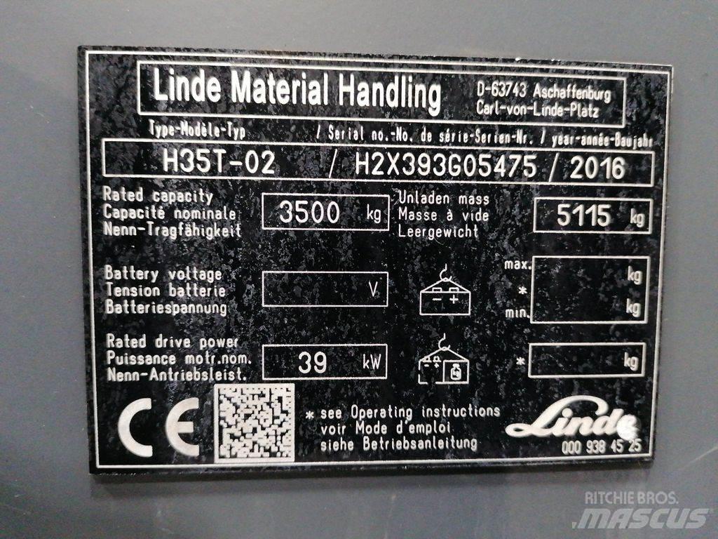 Linde H35T-02 Plinski viličari