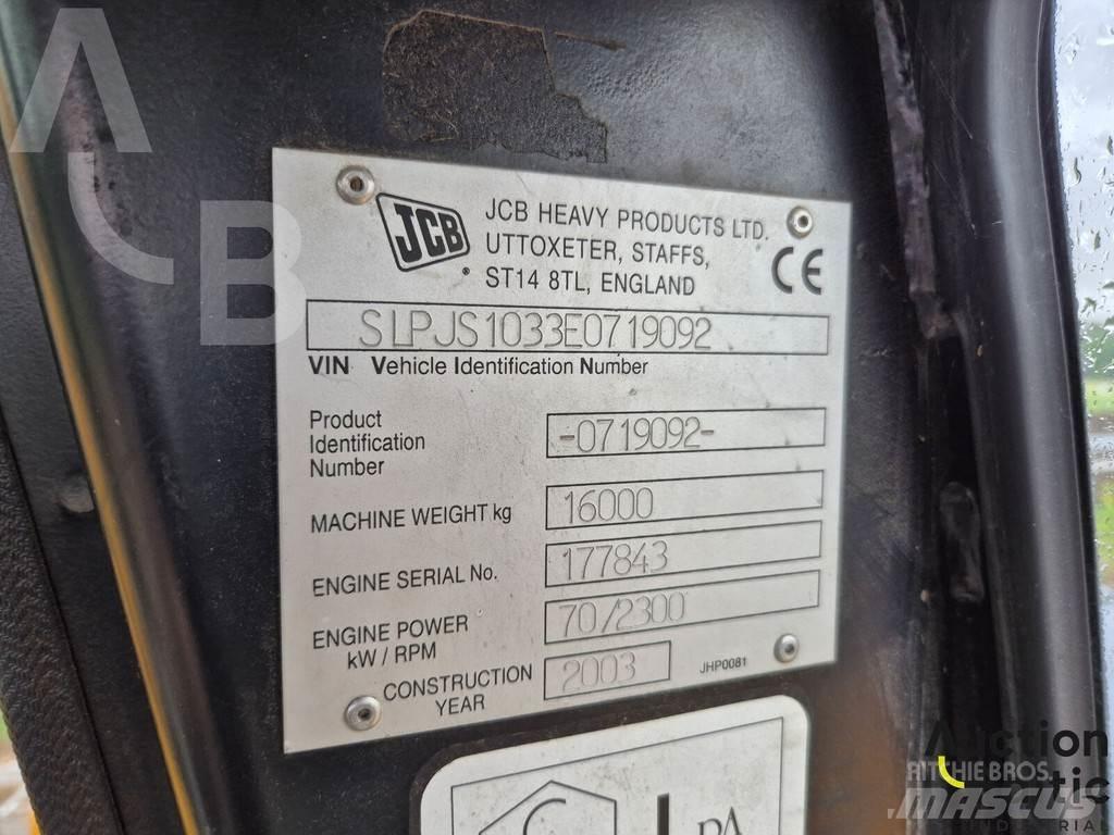 JCB JS 160 W Bageri na kotačima