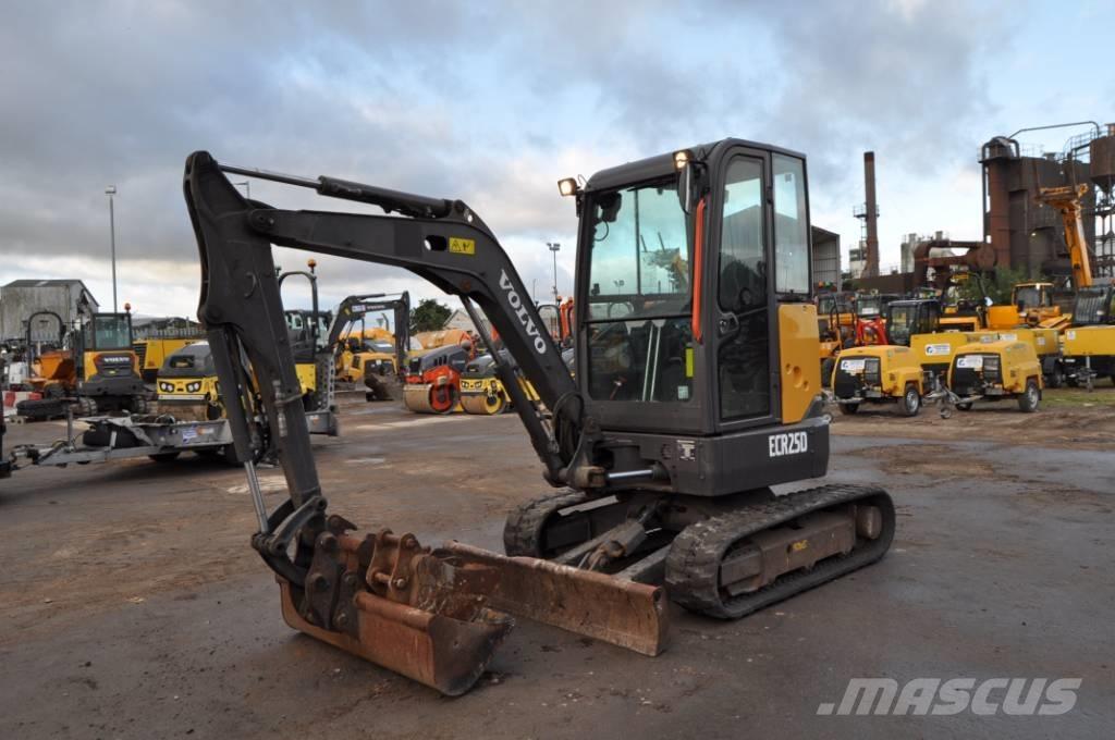Volvo ECR 25 D Mini bageri <7t