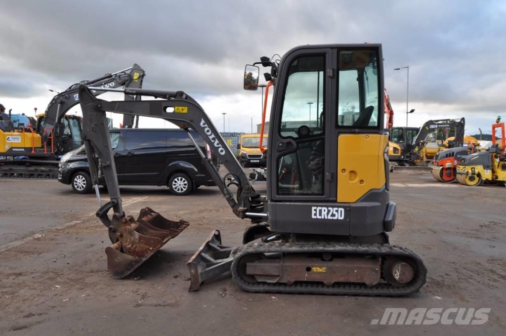 Volvo ECR 25 D Mini bageri <7t