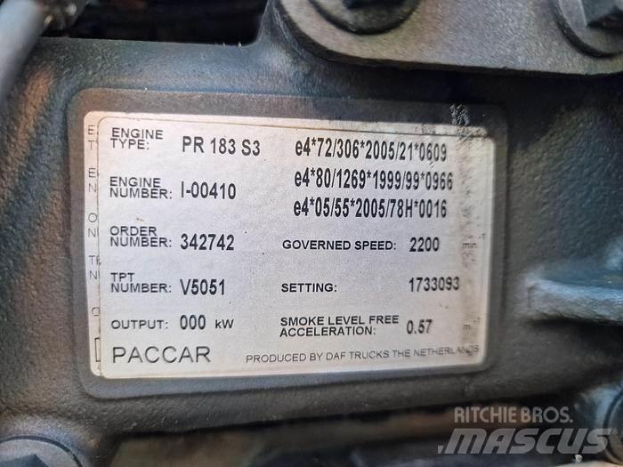 Paccar PR 183 S3 Transport – ostalo