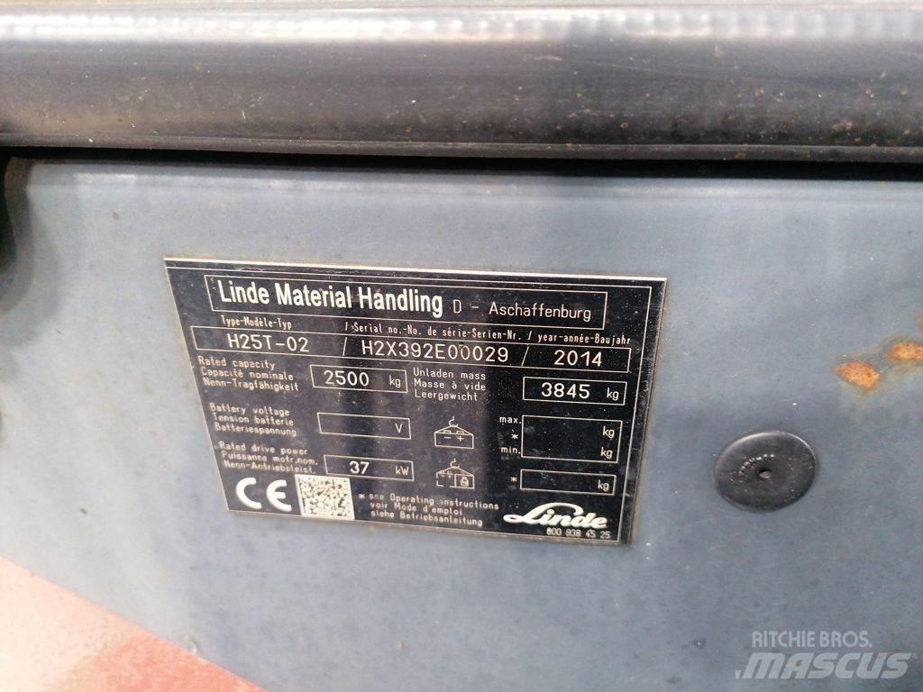 Linde H25T-02 Plinski viličari