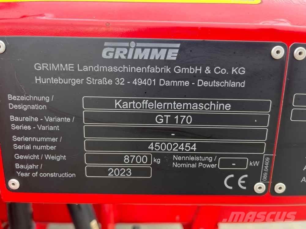 Grimme GT 170 Skupljači i kopači krumpira
