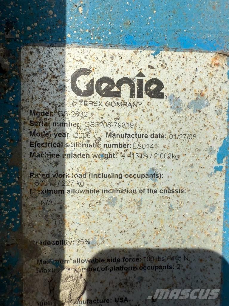 Genie GS 2632 Škaraste platforme