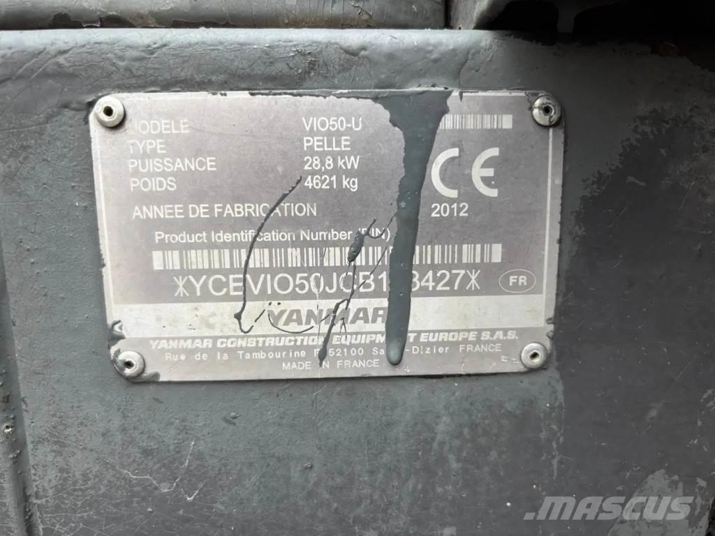 Yanmar VIO50-U Mini bageri <7t