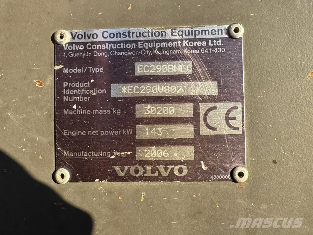 Volvo EC 290 B N LC Bageri gusjeničari