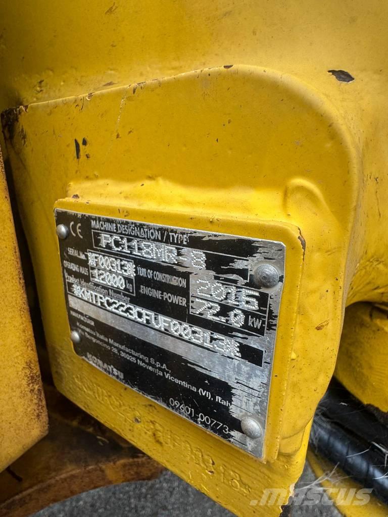 Komatsu PC 118 MR-8 Bageri gusjeničari