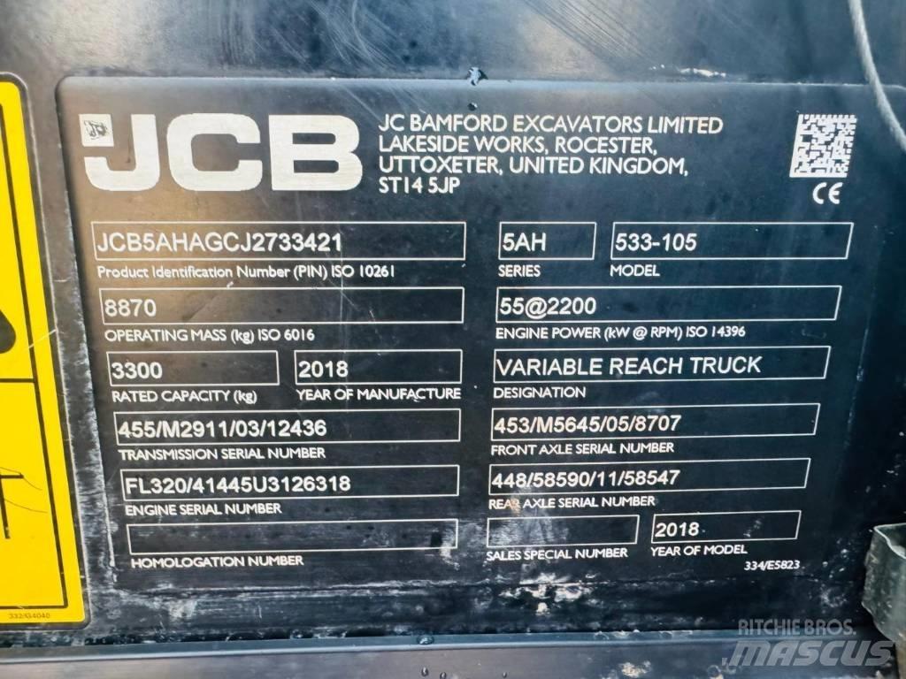 JCB 533-105 Teleskopski viličari