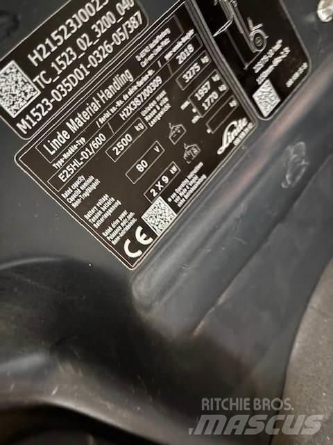 Linde E25/600HL Električni viličari
