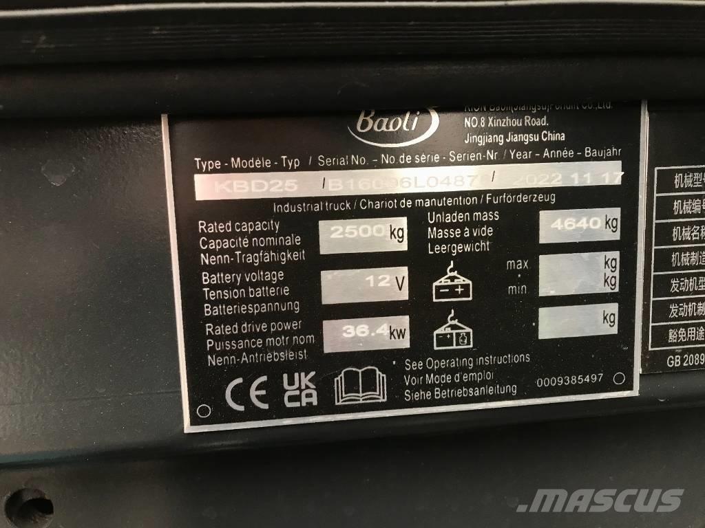 Baoli KBD 25 Dizelski viličari