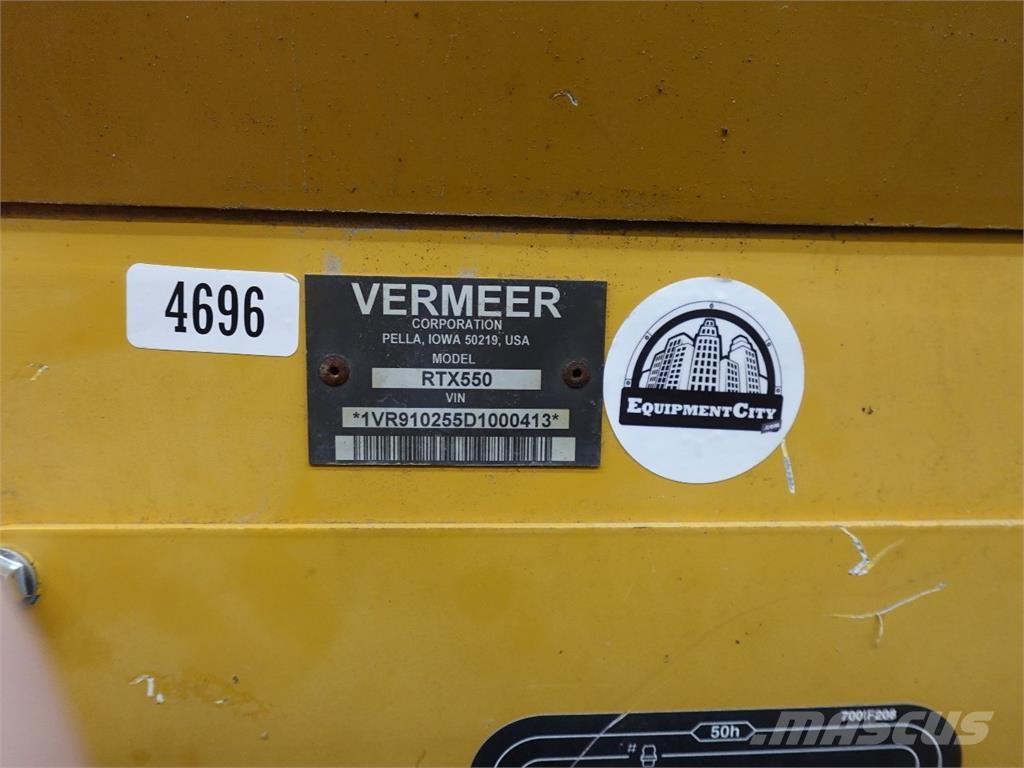 Vermeer RTX550 Rovokopači freze za kanale Trenčeri