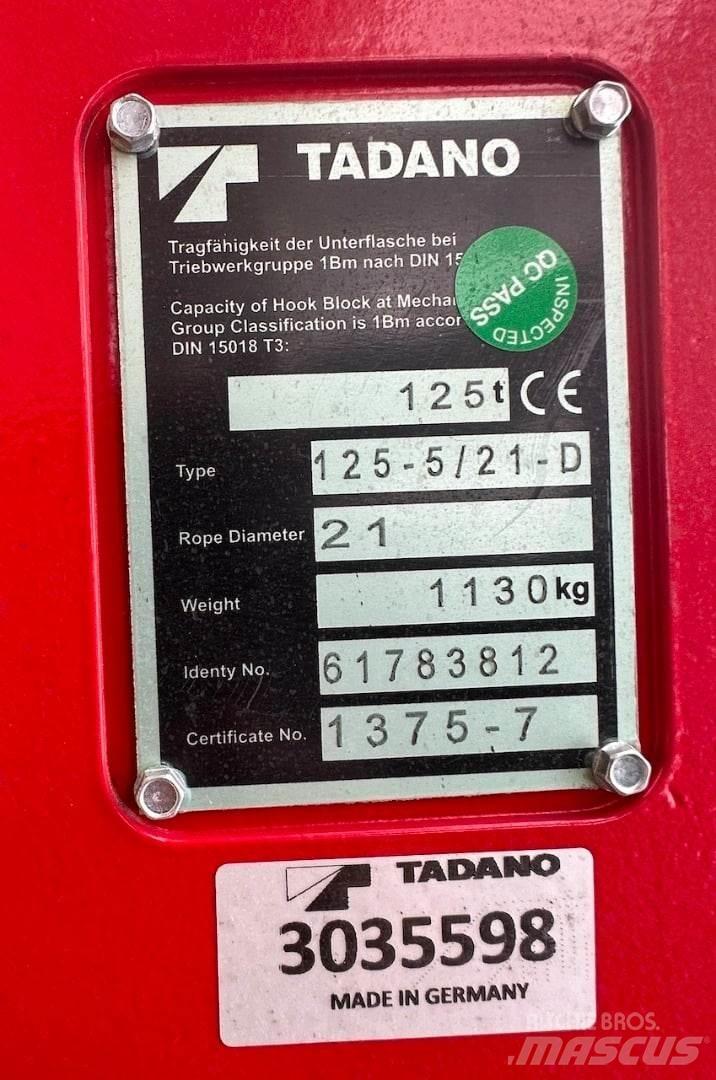 Tadano  Oprema i dijelovi za kranove