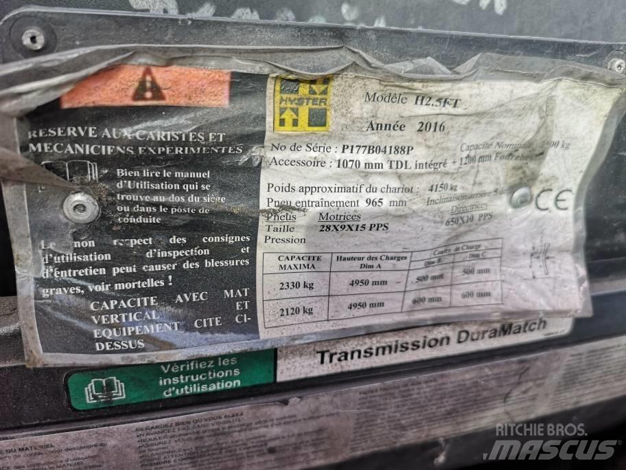 Hyster H 2.5 FT LPG Plinski viličari