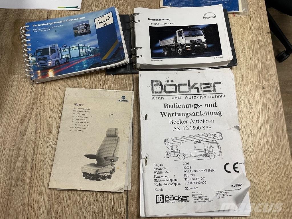 Bocker AK 32/1500 Rabljene dizalice za težak teren