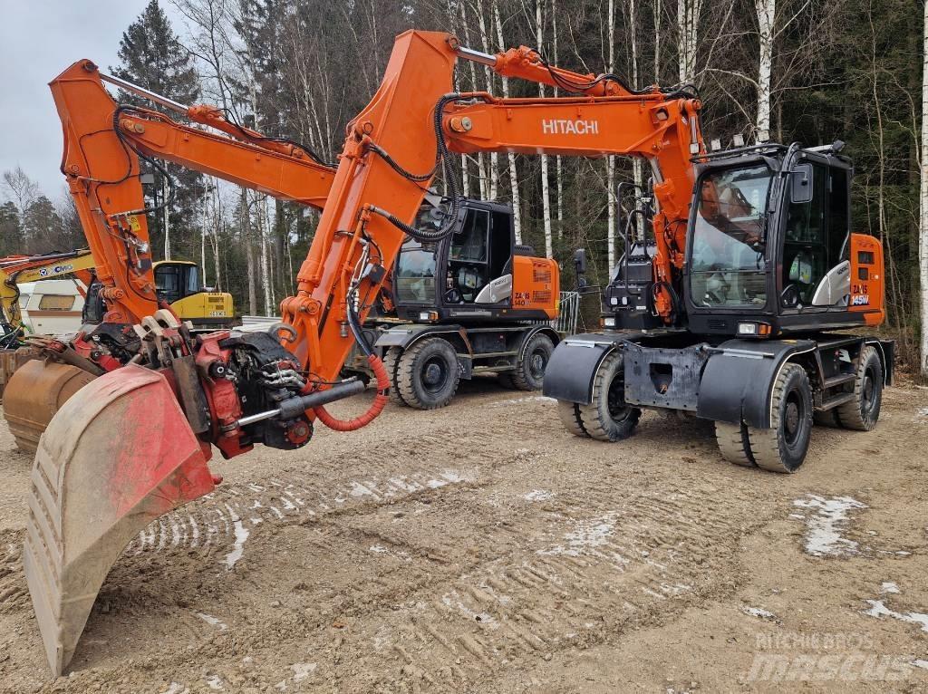 Hitachi ZX 145 W-6 Bageri na kotačima