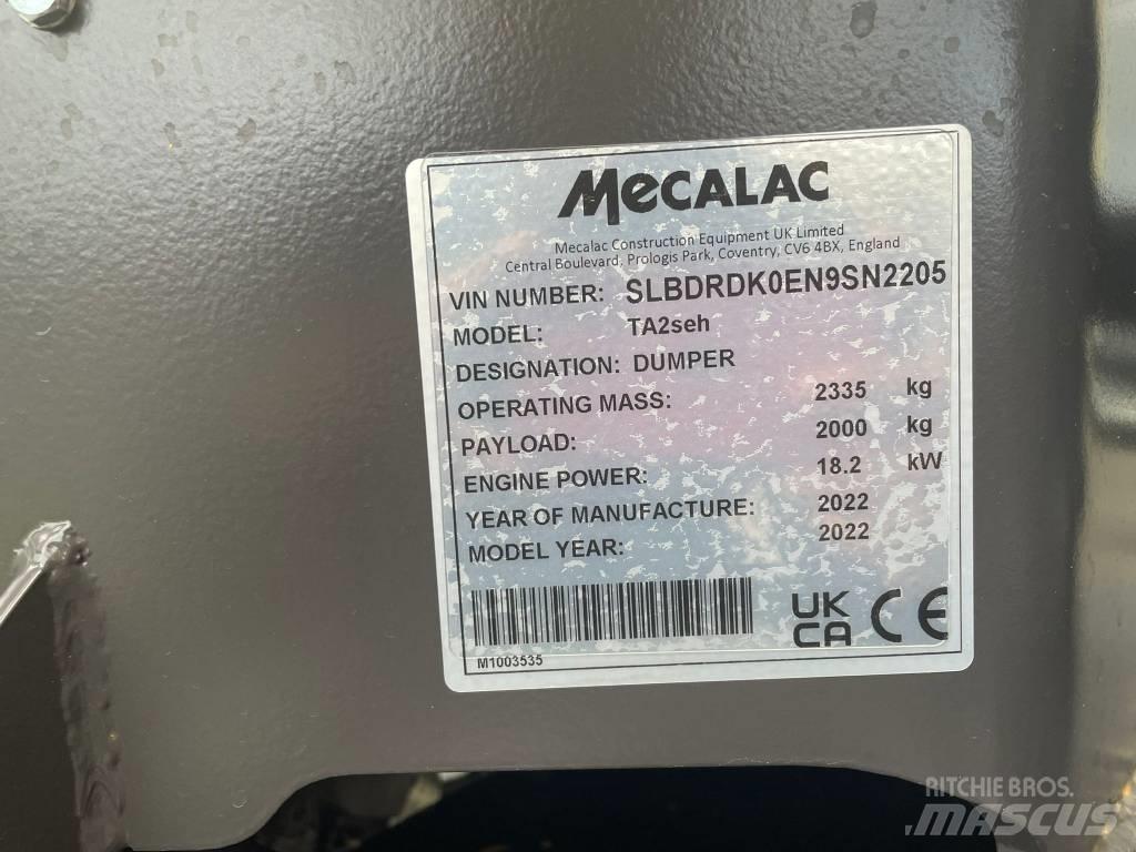 Mecalac TA2SEH Zglobni demperi