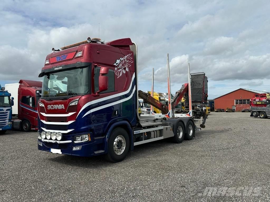 Scania R650B 6X4 NB Kamioni za drva