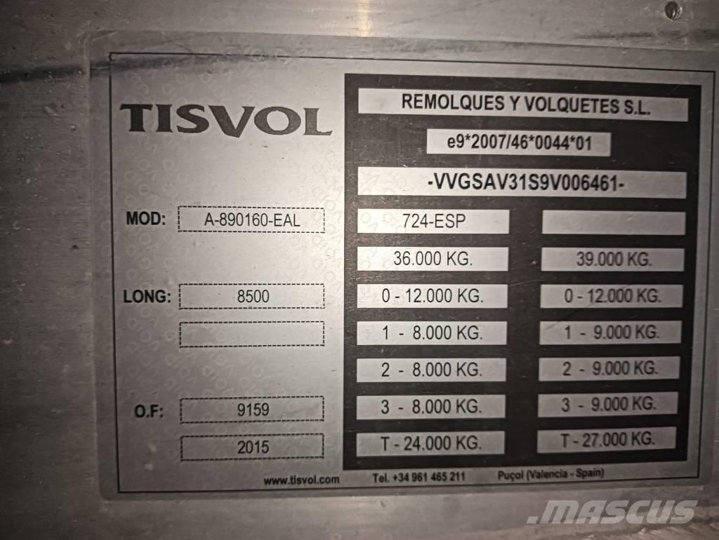  Tisvol A-890160-EAL Kiper poluprikolice