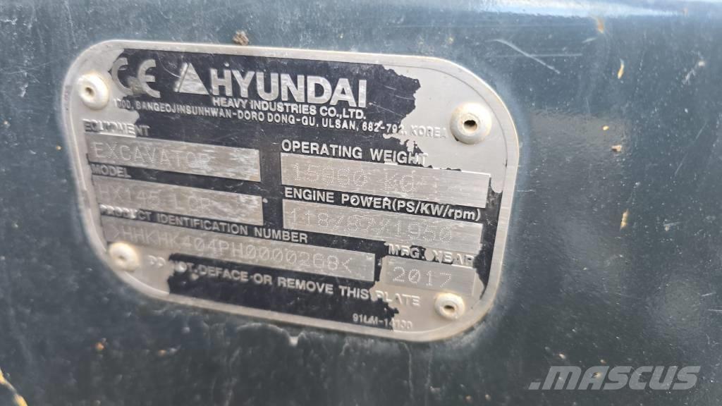 Hyundai HX 145 LCR Bageri gusjeničari