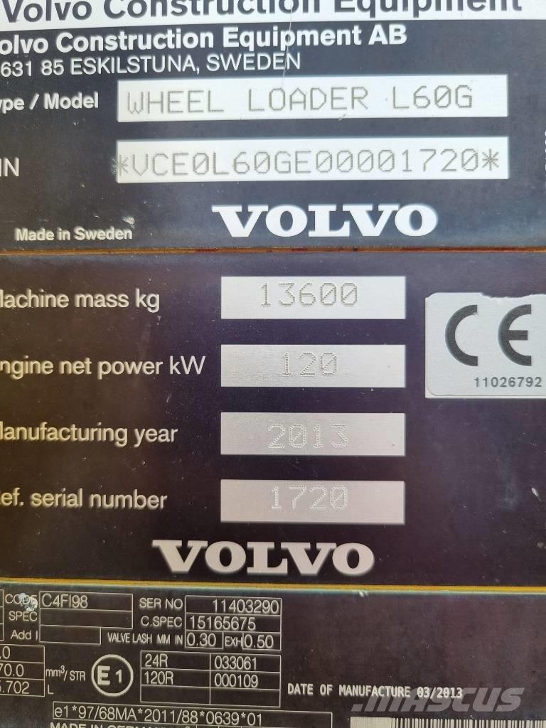 Volvo L 60 G Utovarivači na kotačima