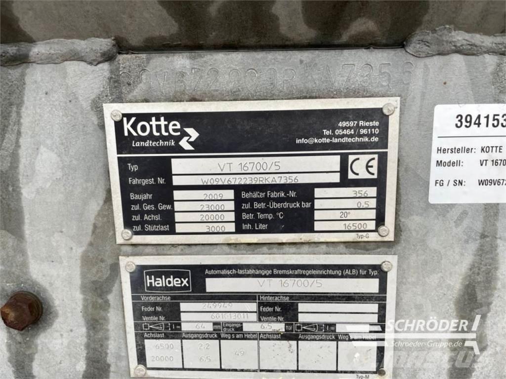 Kotte VT 16700 Cisterne za gnojnicu
