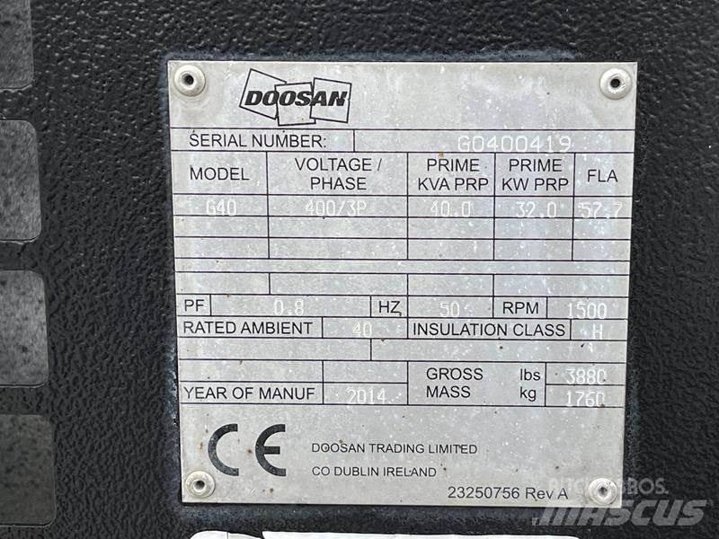Doosan G 40 Dizel agregati