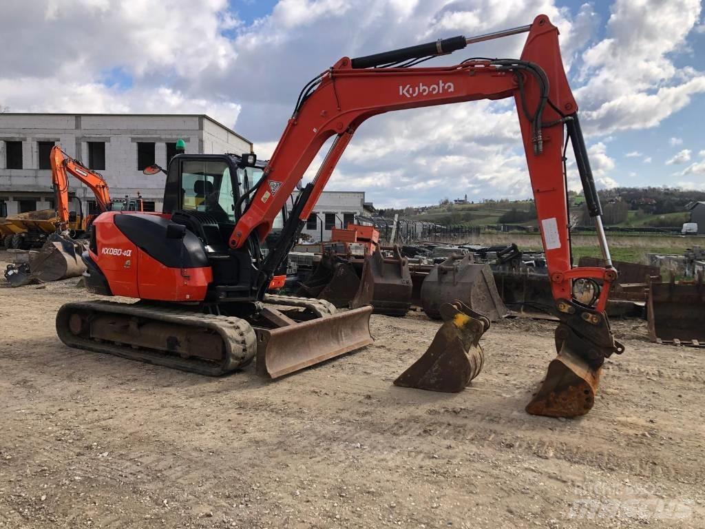 Kubota KX 080-4 Bageri gusjeničari