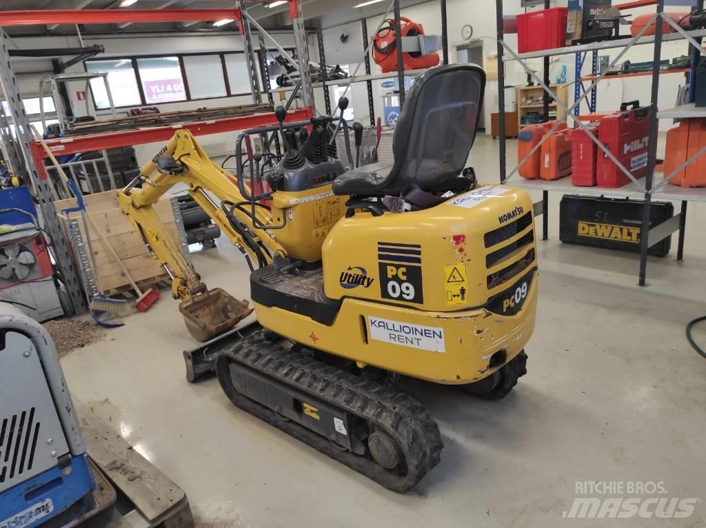 Komatsu PC 09-1 Mini bageri <7t