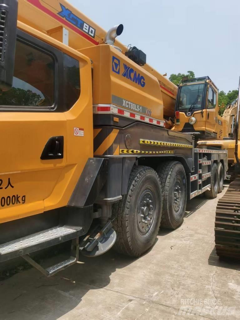 XCMG xct80l5 Rabljene dizalice za težak teren