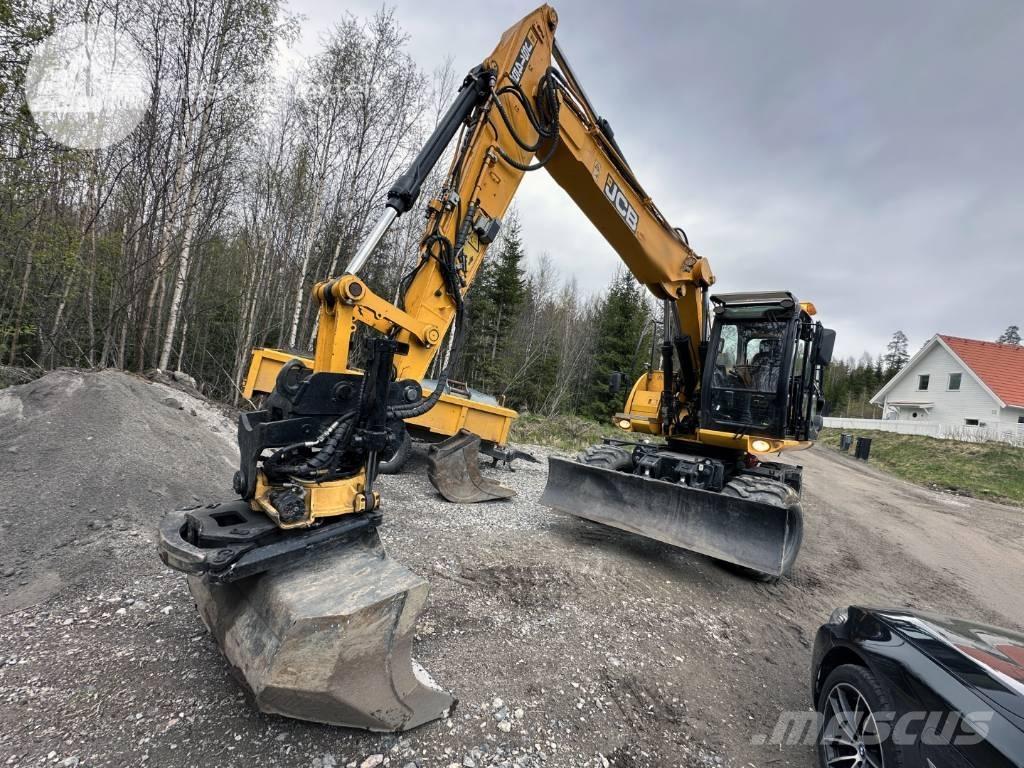 JCB JS 145 W Bageri na kotačima
