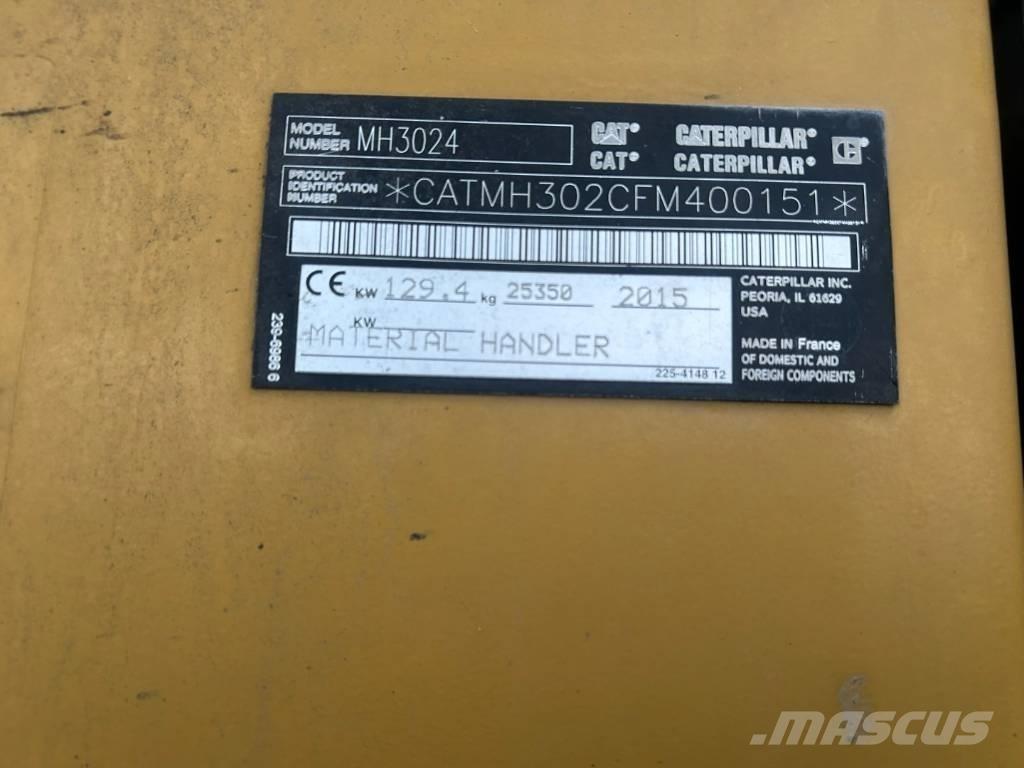 CAT MH 3024 Bageri za manipuliranje materijalom / otpadom