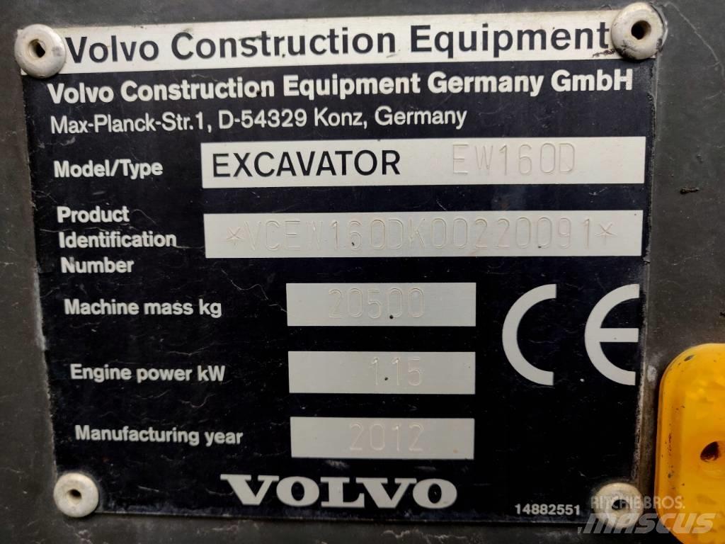 Volvo EW 160 D Bageri na kotačima