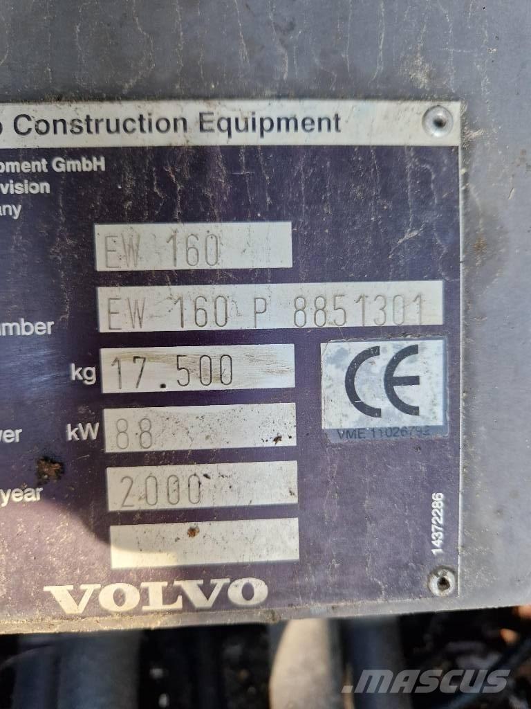 Volvo EW 160 Bageri na kotačima