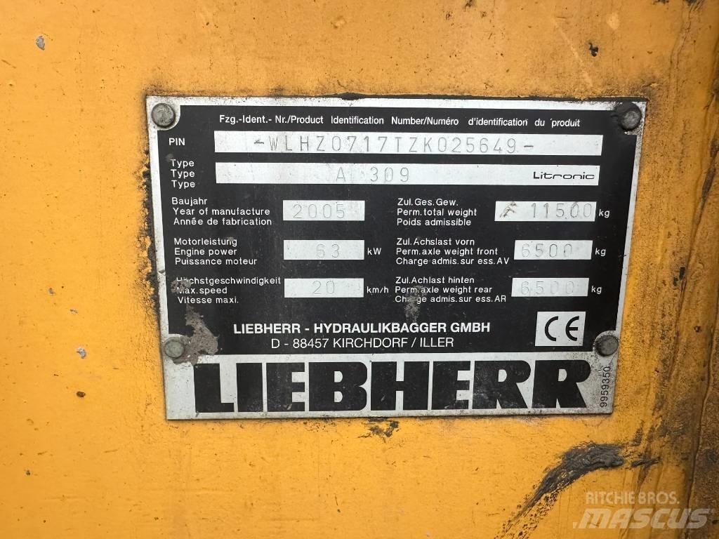 Liebherr A 309 Bageri na kotačima
