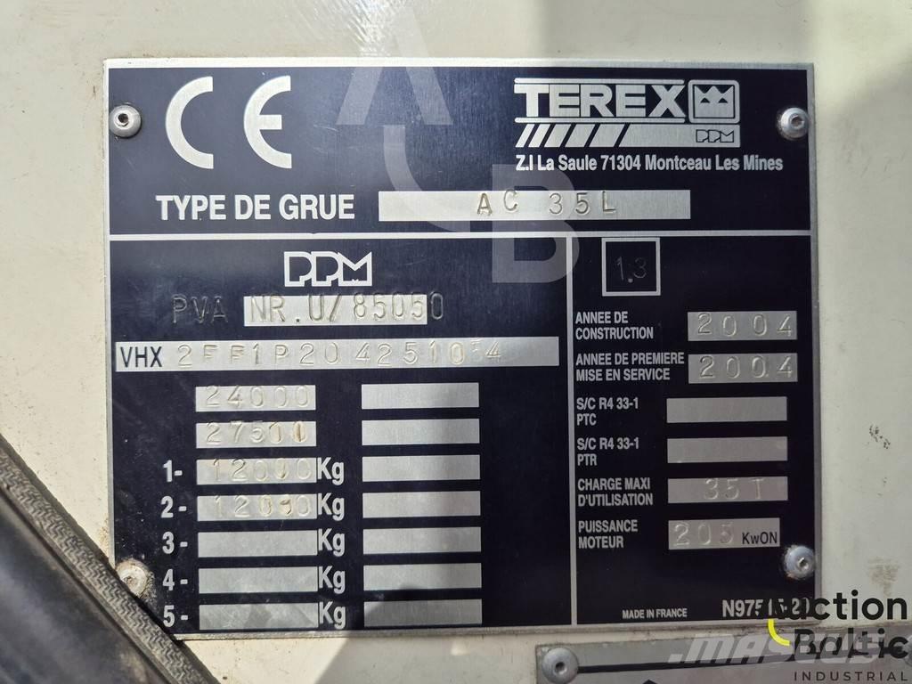 Terex AC 35 L Rabljene dizalice za težak teren