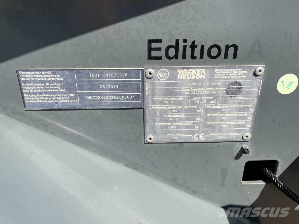 Wacker Neuson DV 90 Demperi za gradilišta