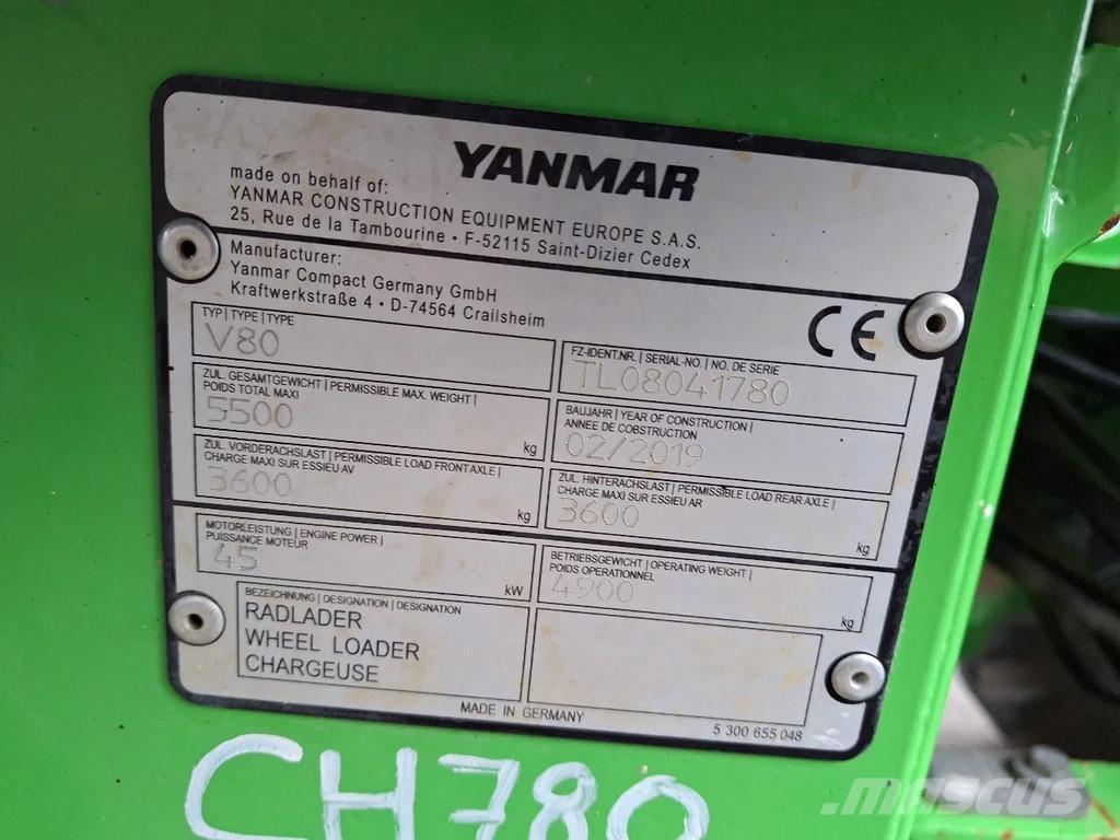 Yanmar V80 Mini utovarivači