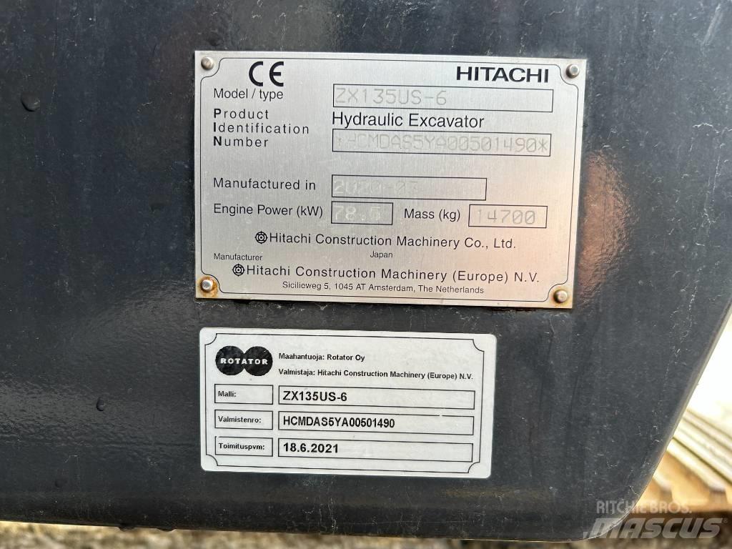 Hitachi ZX 135 US-6 Bageri gusjeničari